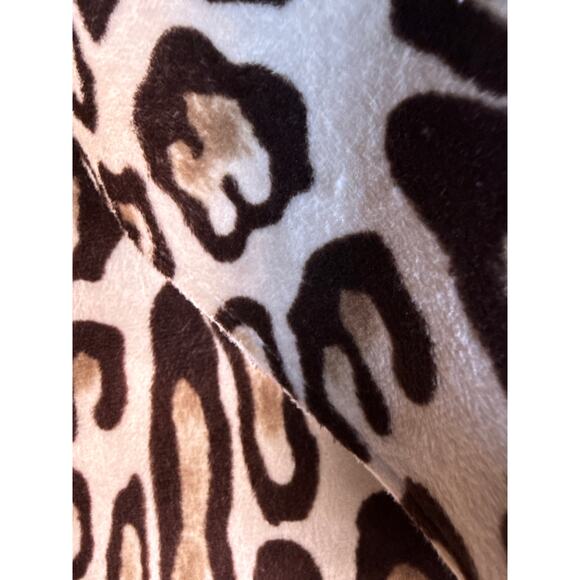 Guess Mob Wife Leopard Coat Jacket Women's S Animal Print Sally Button Down - Picture 7 of 10